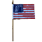 美国国旗手摇旗